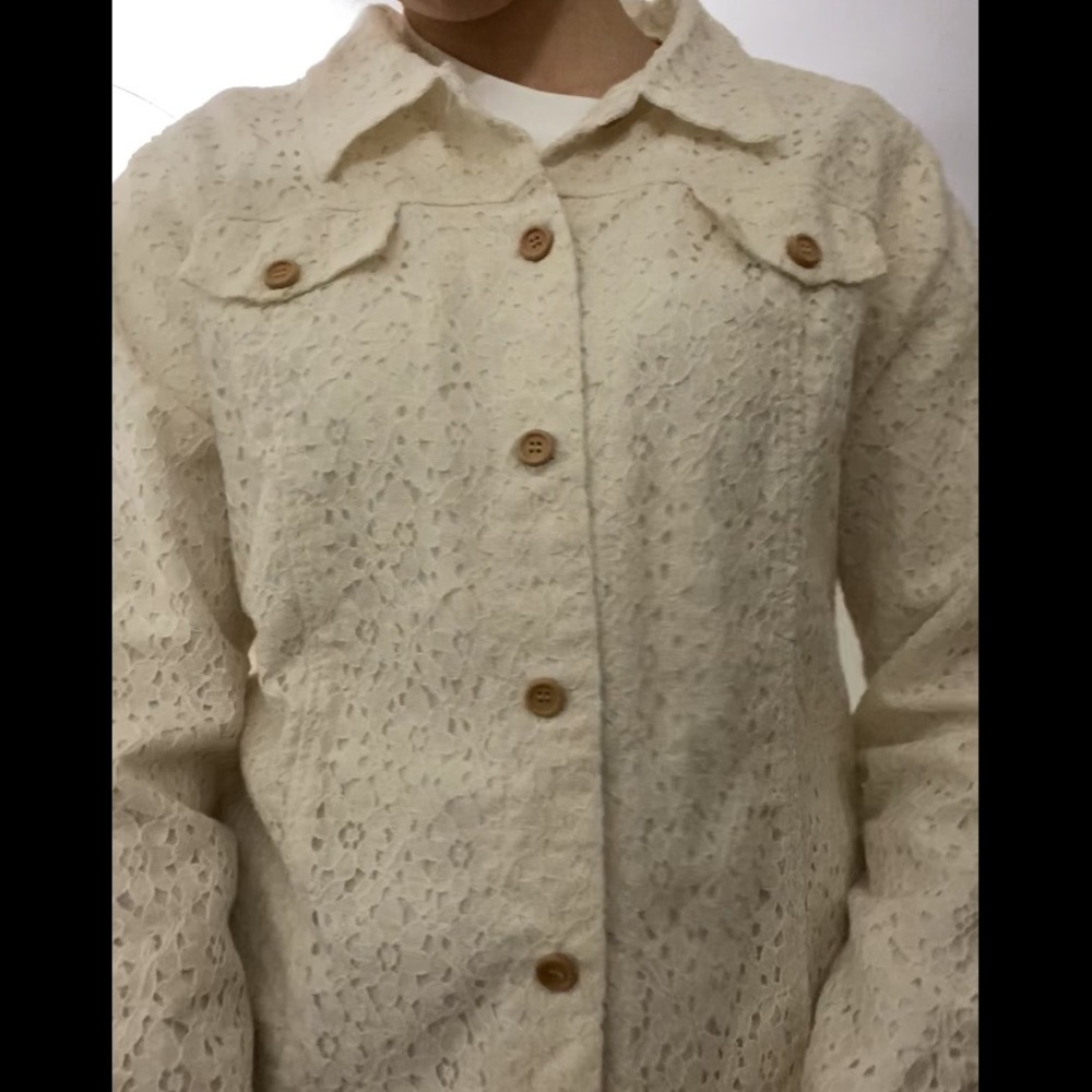 Jacket with Lace details